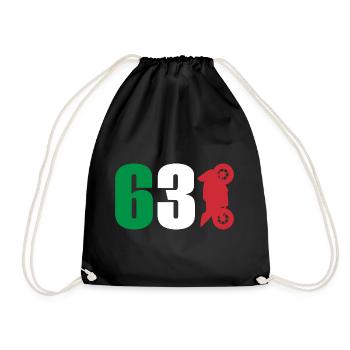 63 Moto Sport automobile Italie - Sac de sport léger - noir - Devant