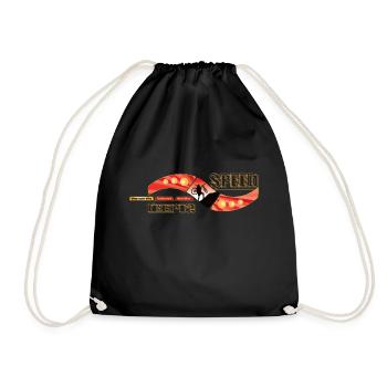 Speed vélo dessin T shirt Sweat - Sac de sport léger - noir - Devant