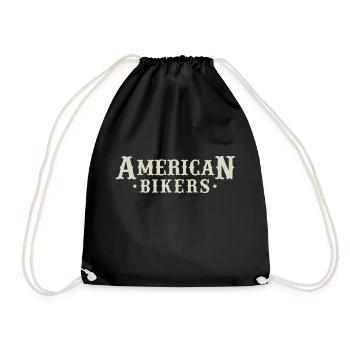 MARCHANDS AMÉRICAINS - Sac de sport léger - noir - Devant