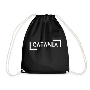 Catania - Drawstring Bag - black - Front