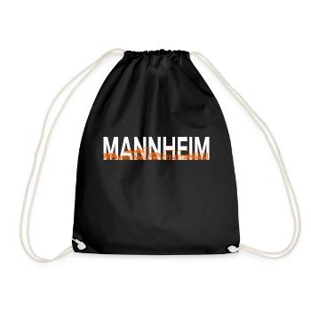 Mannheim Monnem Mannheimat - Sac de sport léger - noir - Devant