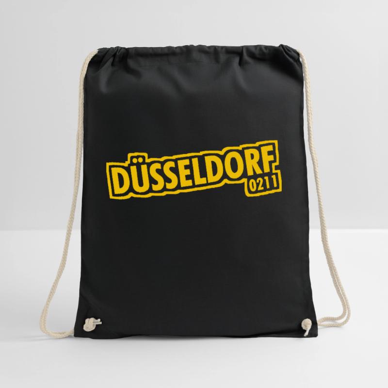 Dusseldorf - 0211 - Dialling Code - NRW - Ruhrpott Drawstring Bag