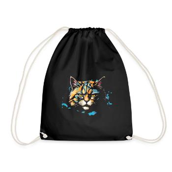 Cats - Turnbeutel - Schwarz - Vorne