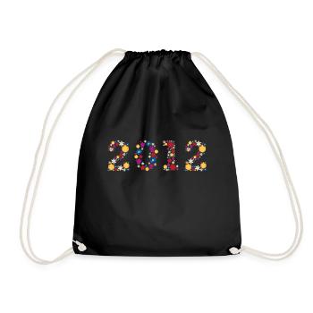 Fleurs 2012 - Sac de sport léger - noir - Devant