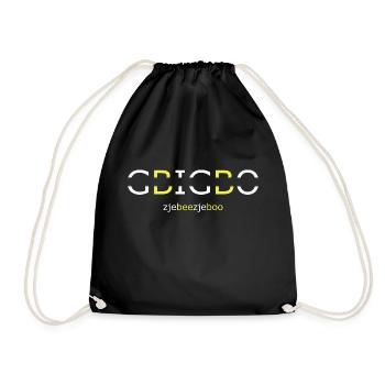 GBIGBO zjebeezjeboo - Back to basics - Drawstring Bag - black - Front