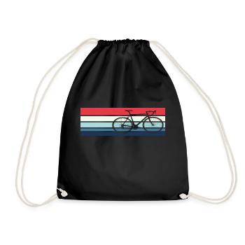 Vélo Vélo Retro Vintage Bike - Sac de sport léger - noir - Devant