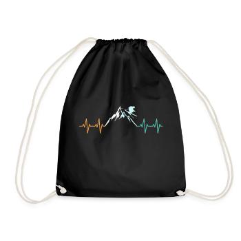 Ski Montagne Heartbeat Montagne - Sac de sport léger - noir - Devant