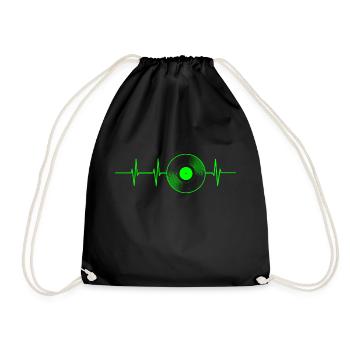 Enregistrement de la fréquence cardiaque - Sac de sport léger - noir - Devant