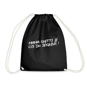Mama guette le c15 du seigneur cadeau c15 - Sac de sport léger - noir - Devant