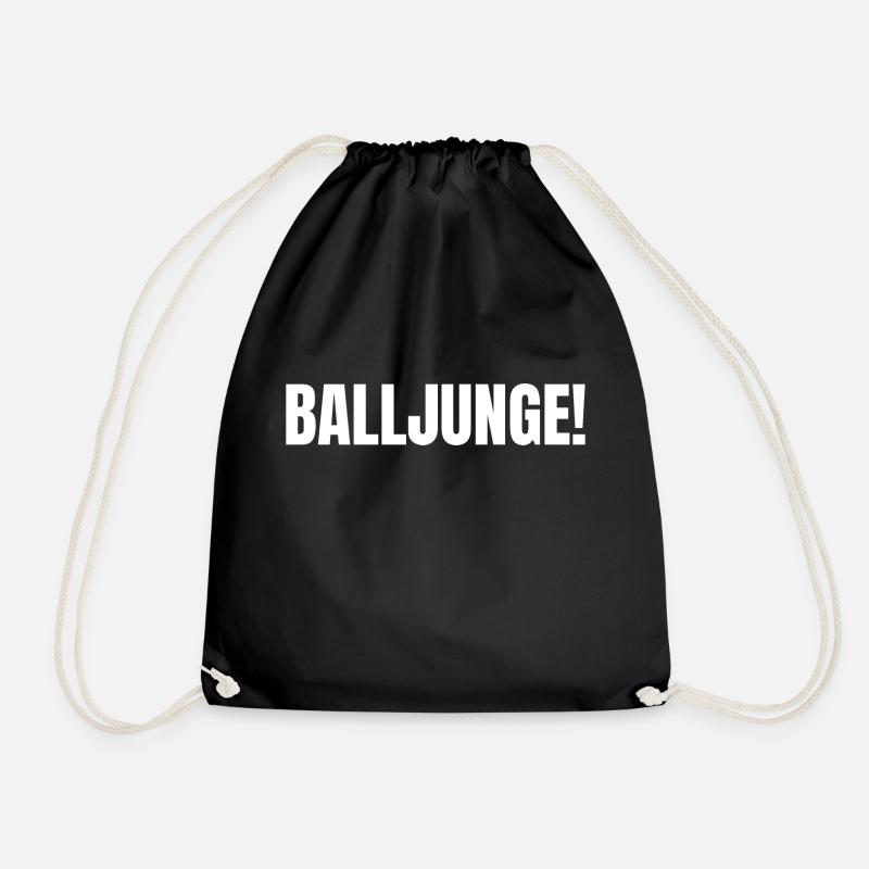 BALLJUNGE Fußball Ball junge - Turnbeutel - Schwarz
