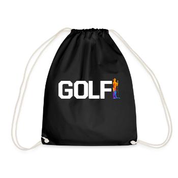 Golf Golfeur Cadeau Golf Club de golf - Sac de sport léger - noir - Devant