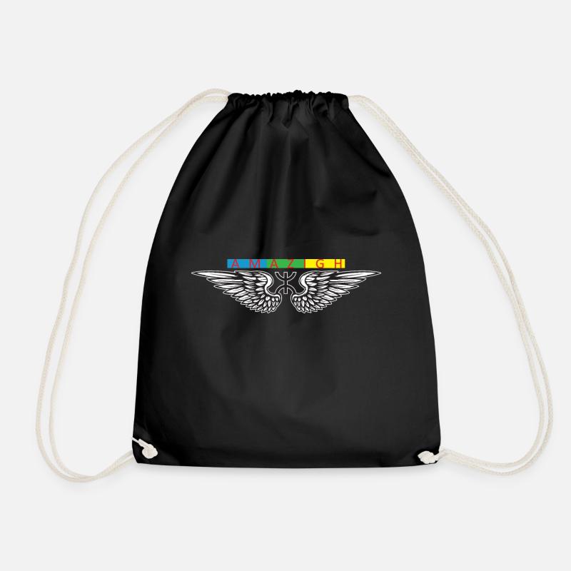 Z AMAZIGH ALGERIA MOROCCO TUNISIA - Drawstring Bag - black