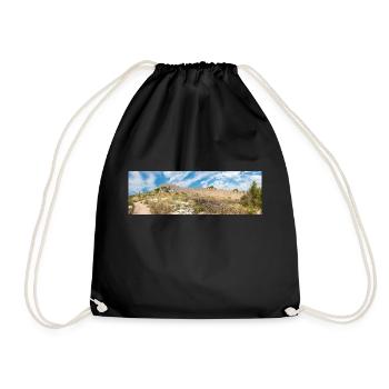 The Wall of Oštrica (Bedem Grebastica) Croatia - Drawstring Bag - black - Front