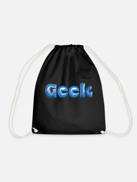 Geek - Turnbeutel - Schwarz