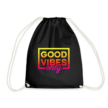 Only Tie Dye Good Vibe - Sac de sport léger - noir - Devant