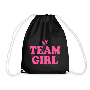 Team girl - Sac de sport léger - noir - Devant