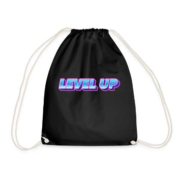 Passez au niveau supérieur - Sac de sport léger - noir - Devant