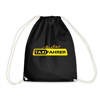 Bester Taxifahrer 1 - Turnbeutel - Schwarz - Vorne
