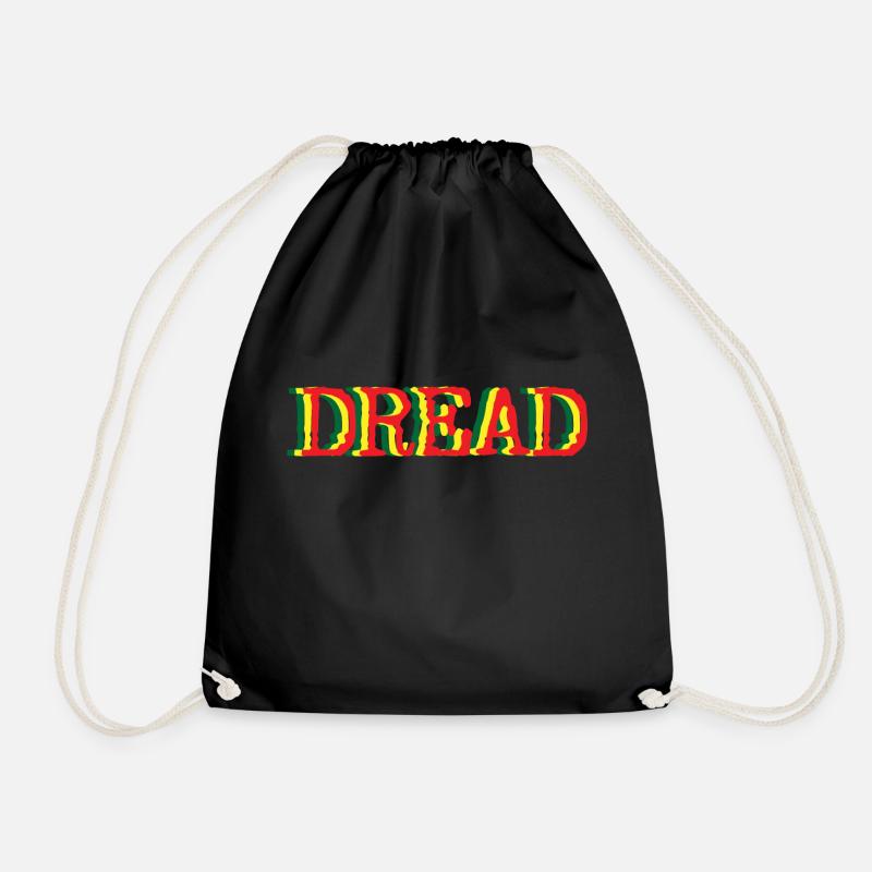 Dread Vibes Drum und Bass Dub Reggae - Turnbeutel - Schwarz