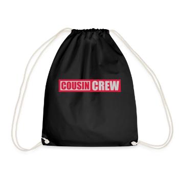 Cousin Crew Team Opa - Turnbeutel - Schwarz - Vorne
