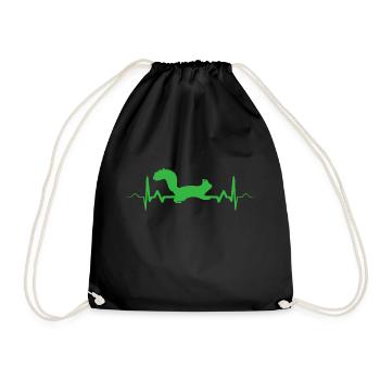 Squirrel Heartbeat Forest Dwellers Forest - Drawstring Bag - black - Front
