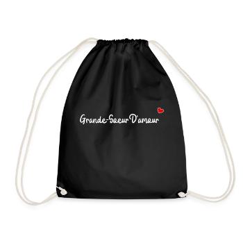 Grande-Soeur d'amour - Sac de sport léger - noir - Devant
