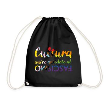 La culture comme antidote au fascisme - Sac de sport léger - noir - Devant