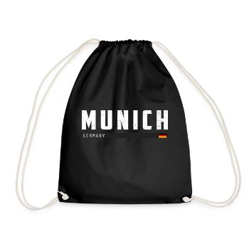 Munich Germany Vintage Retro - Sac de sport léger - noir - Devant