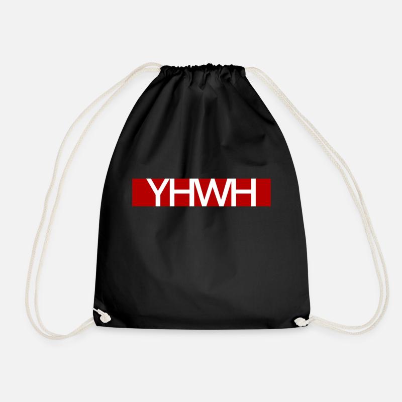 JHWH - Turnbeutel - Schwarz