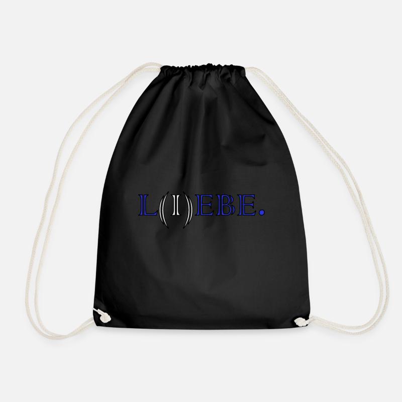 Dear Live - Drawstring Bag - black