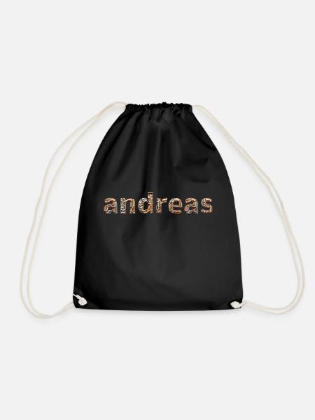 Andreas Bretter Holz - Turnbeutel - Schwarz