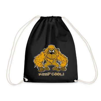 RESTEZ AU FRAIS ! - Sac de sport léger - noir - Devant