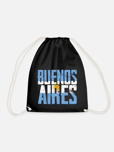 Buenos Aires Argentinien - Turnbeutel - Schwarz