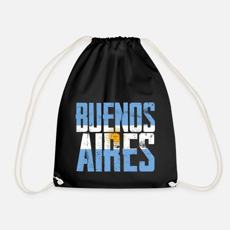 Buenos Aires Argentinien - Turnbeutel - Schwarz
