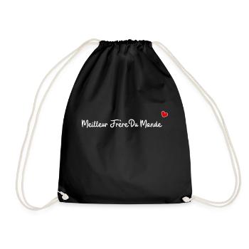 Meilleur frère du monde - Sac de sport léger - noir - Devant