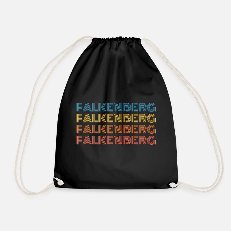 Falkenberg Falkenberg Falkenberg Falkenberg - Drawstring Bag - black