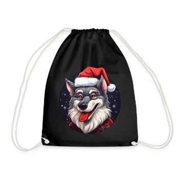 Loup Noël - Sac de sport léger - noir - Devant