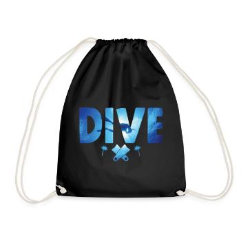 Plongée sous-marine Plongée dans les ombres profondes - Plongée - Sac de sport léger - noir - Devant