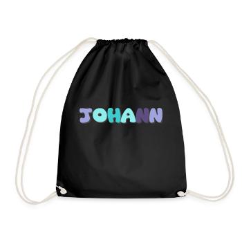 Nom - Johann - Sac de sport léger - noir - Devant