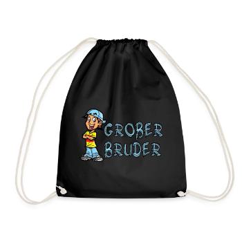 Grand frère - Sac de sport léger - noir - Devant
