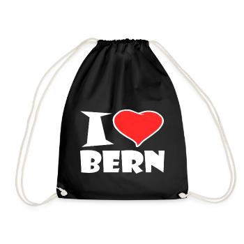 Bern - Drawstring Bag - black - Front
