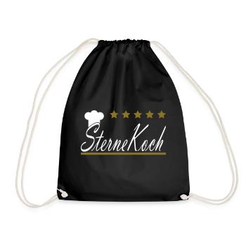 Sternekoch - Turnbeutel - Schwarz - Vorne
