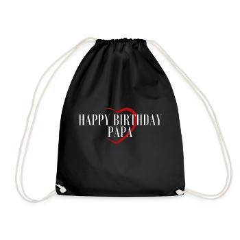 Joyeux anniversaire Papa Personne préférée Anniversaire - Sac de sport léger - noir - Devant