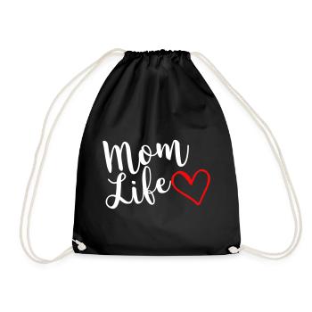La vie de la mère - Sac de sport léger - noir - Devant