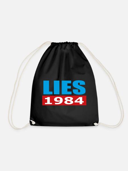 Lies 1984 - Turnbeutel - Schwarz