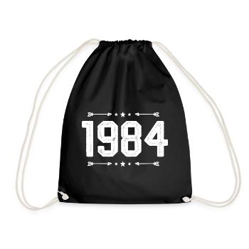 Millésime 1984 Millésime 41ème anniversaire 1984 - Sac de sport léger - noir - Devant