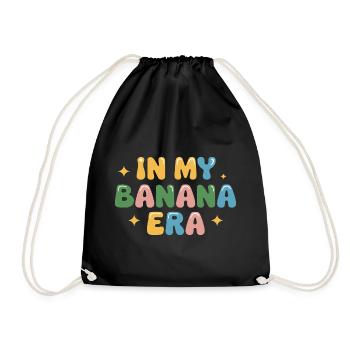 In My Banana Era Funny Bananas - Sac de sport léger - noir - Devant