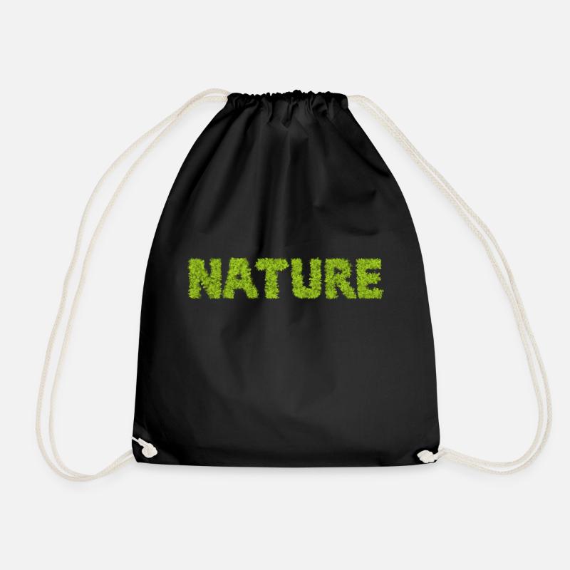 Natur - Turnbeutel - Schwarz
