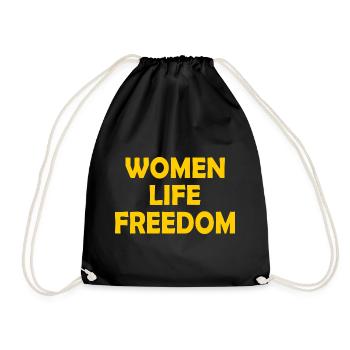 Women life freedom - Sac de sport léger - noir - Devant