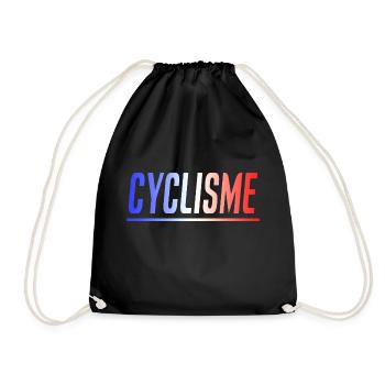 CYCLISME VELO CYCLISTE CADEAU SPORT FRANCE - Sac de sport léger - noir - Devant